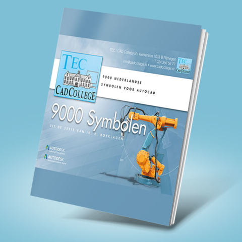 Afbeelding van het boek 9000 symbolen voor AutoCAD van TEC cadcollege